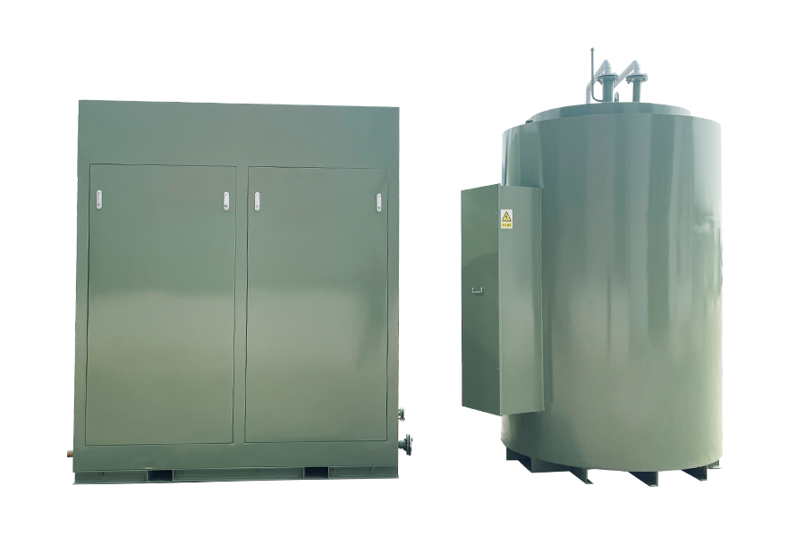 円形炉アンモニア分解水素製造装置