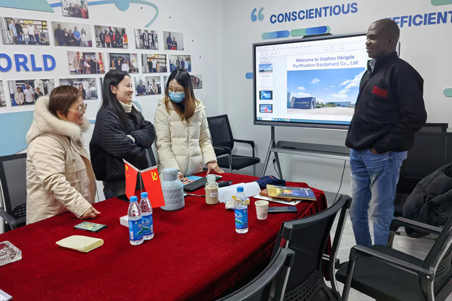 ナイジェリア顧客工場検査